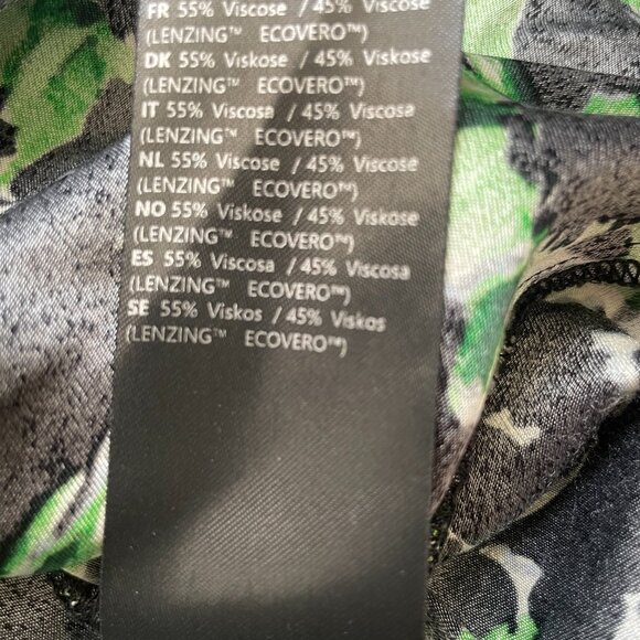 Samsoe Samsoe button-down with black and green floral print - Picture 6 of 9